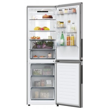 Candy Ψυγειοκαταψύκτης 341lt Total NoFrost Υ185xΠ59.5xΒ65.8εκ. Inox CNCQ4T618EX